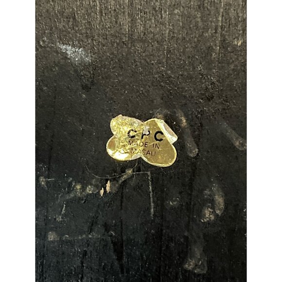 Vintage Mother-of-Pearl and Painted Wood Wall Plaque – Asian Scene – Made in Mac - Picture 5 of 5